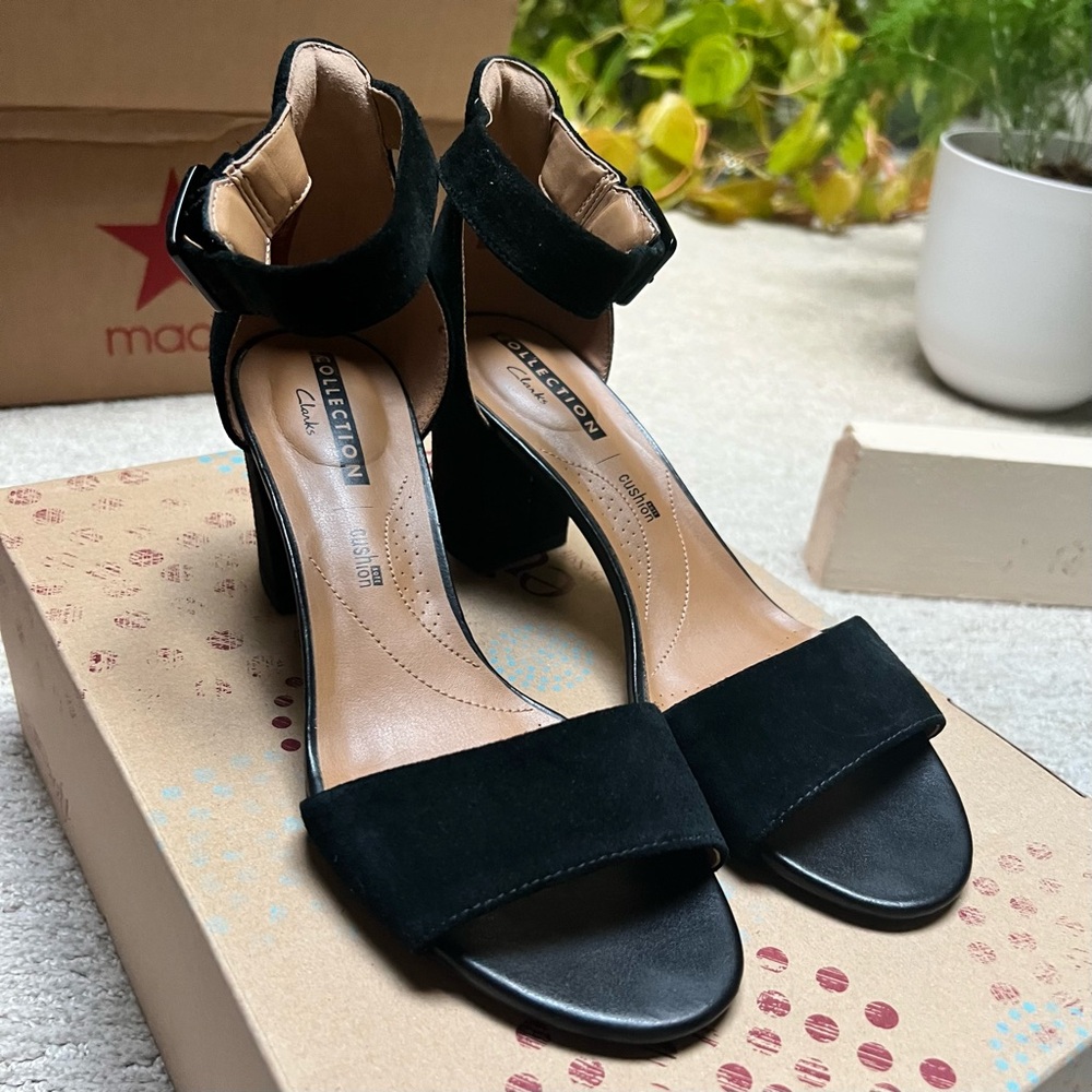 Genuine suede sandals